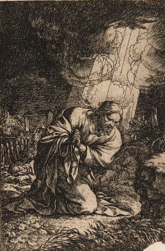 Rembrandt van Rijn (1606–1669) Krisztus imában